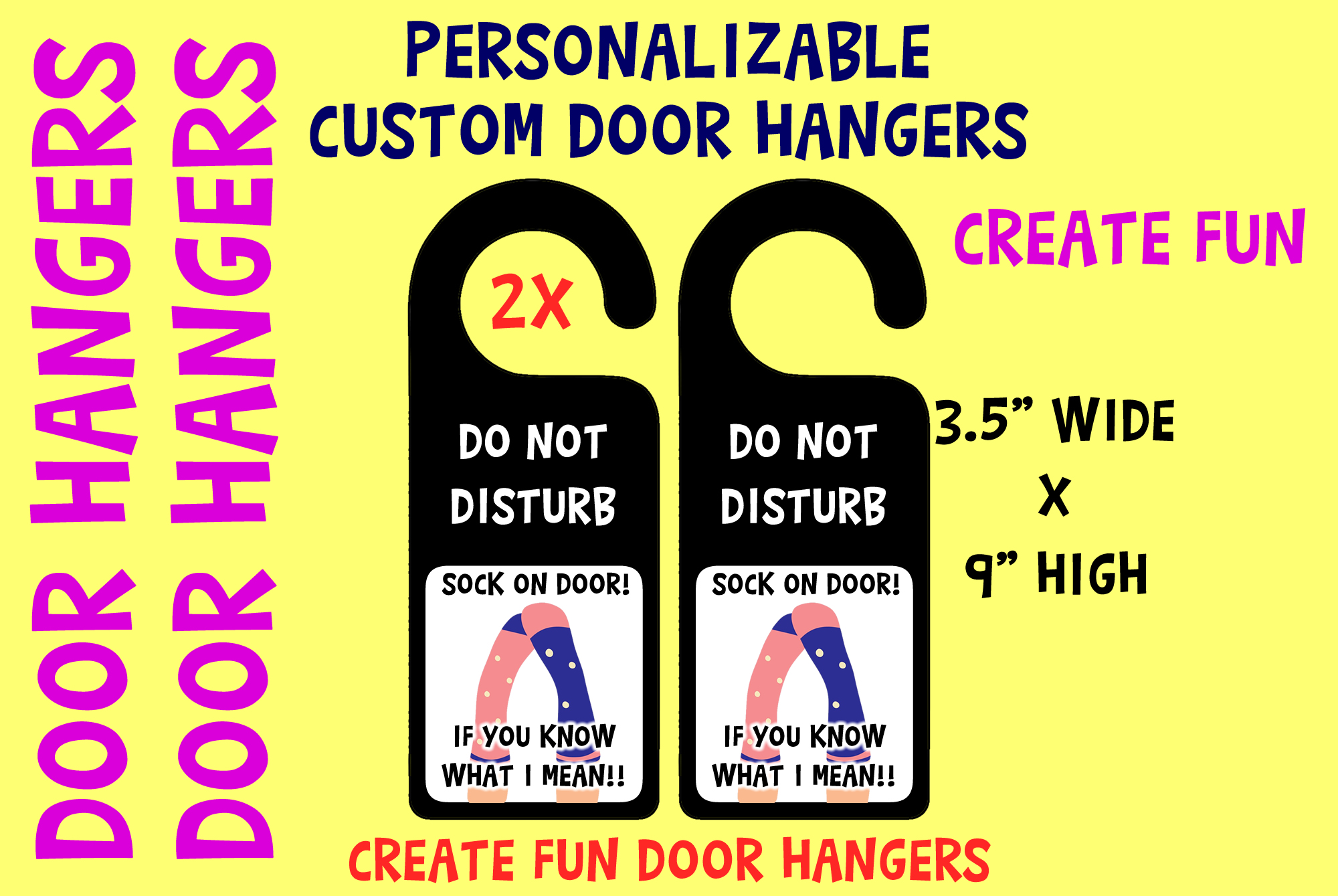 Custom Mylar Door Hangers 