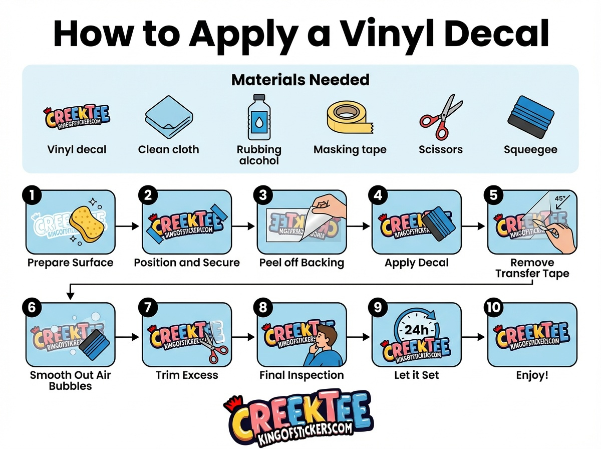 Vinyl Decal Instructions